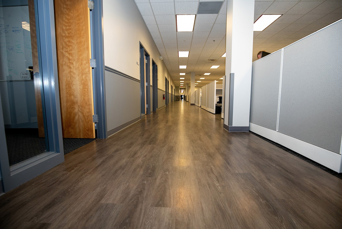 How Laminate Flooring Livened Up a Commercial Space in Rochester ...